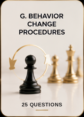 G. Behavior-Change Procedures